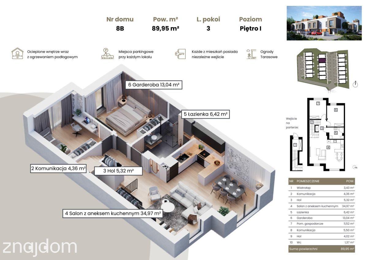 90 m2 + PRYWATNY TARAS NA DACHU / ul. Lwowska - zdjęcie 2