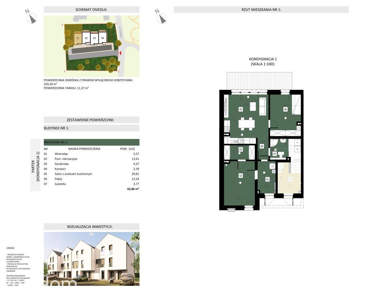 Kameralna inwestycja 63 m2 + Ogród 2,59a|Graniczna - zdjęcie 2