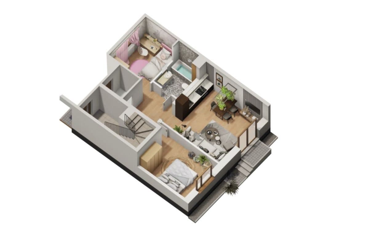 Nowe 57 m2 z ogrodem|St. Deweloperski|Sikorskiego - zdjęcie 6