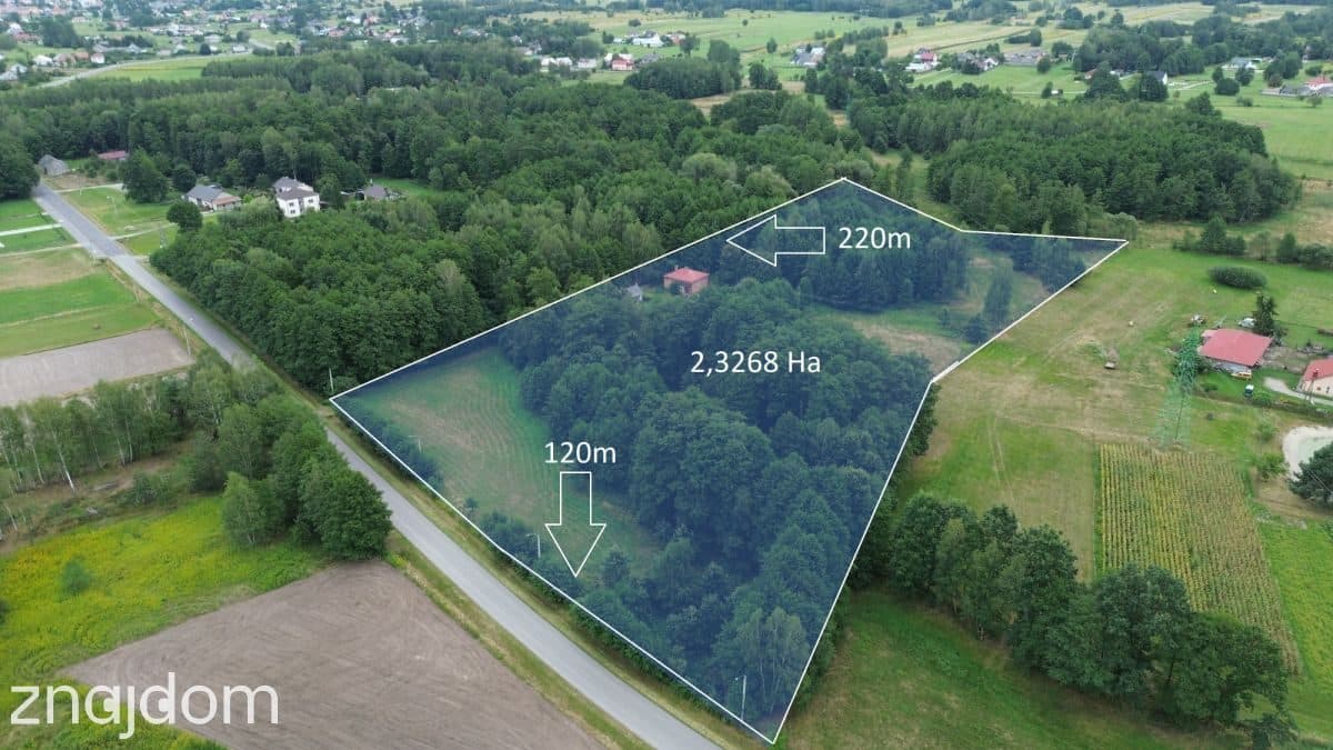 Siedlisko z Potencjałem inwestycyjnym/ Kupno2,3 Ha