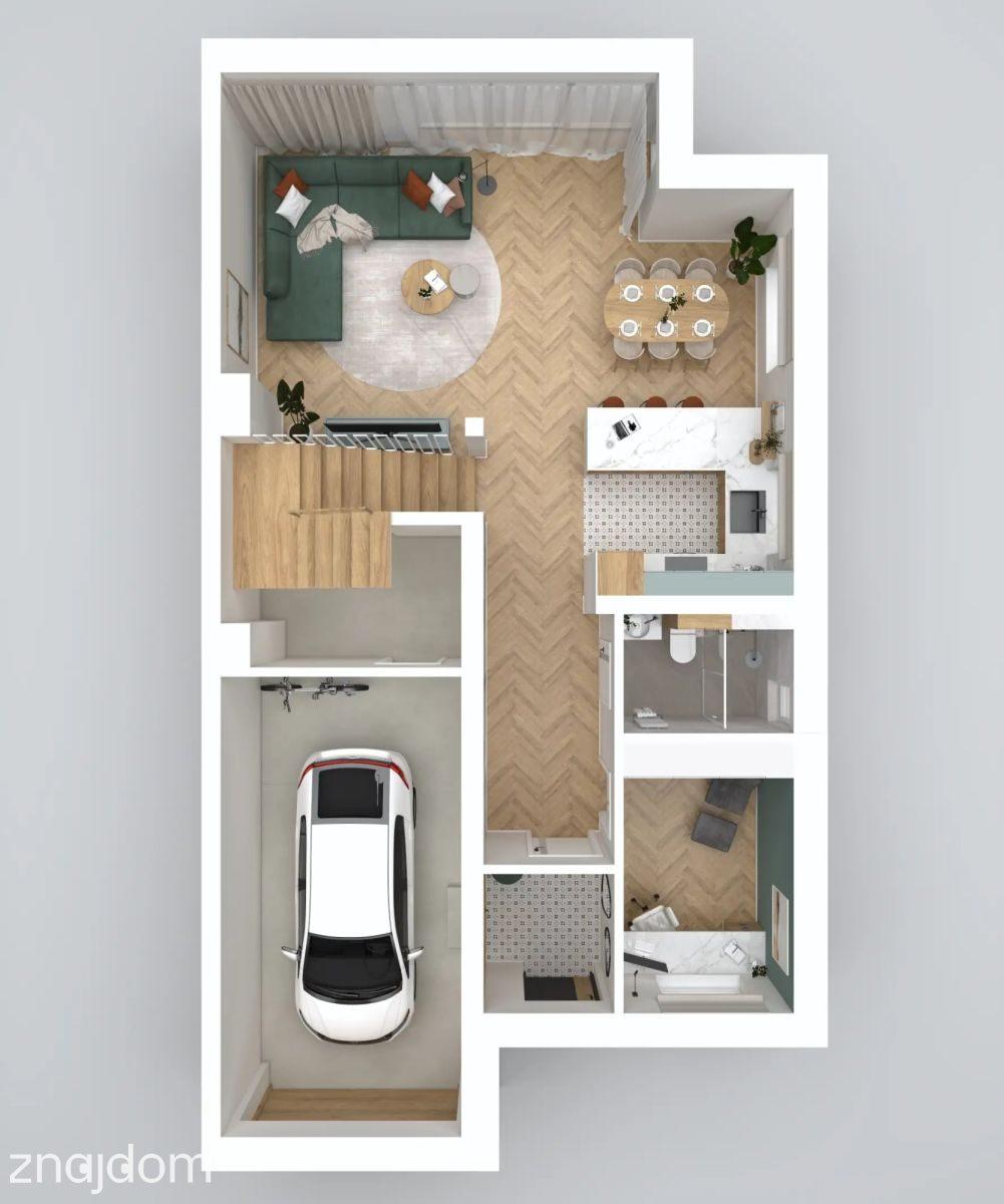 Bliźniak na dużej działce - zdjęcie 7