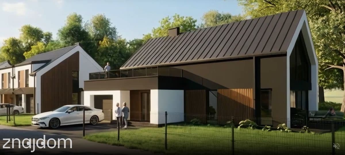 Nowoczesny dom z garażem/ 3 sypialnie/ 148 m2