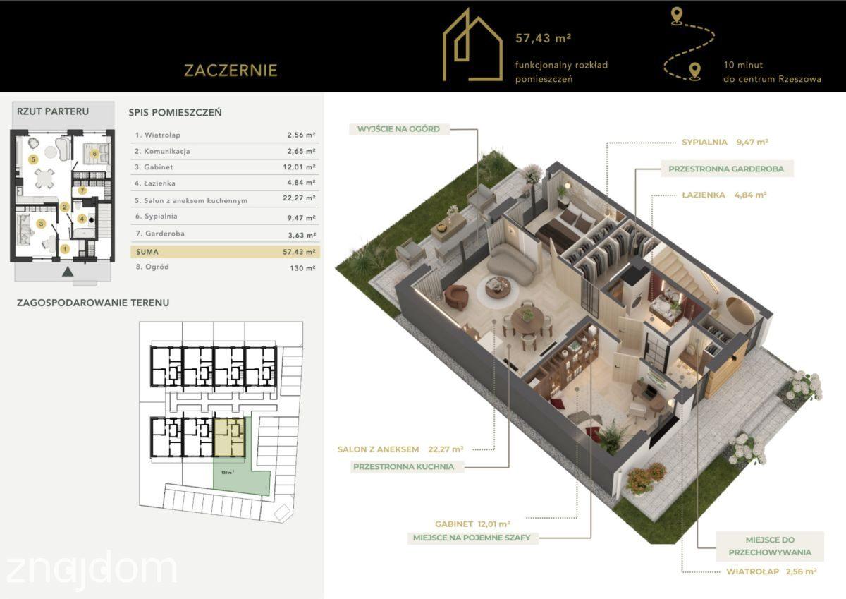 Luksusowy Apartament|3-pokoje|Ogród 1,3a|Zaczernie - zdjęcie 3
