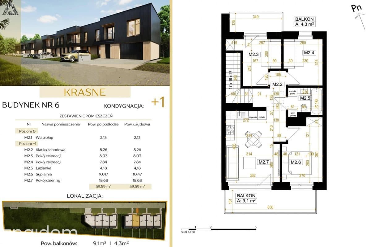 Unikalna inwestycja 60m2|Rolety+Klima|Już dostępne - zdjęcie 2