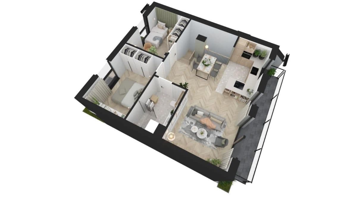 Apartament 69 m2|Przestronny salon|Już dostępny! - zdjęcie 5