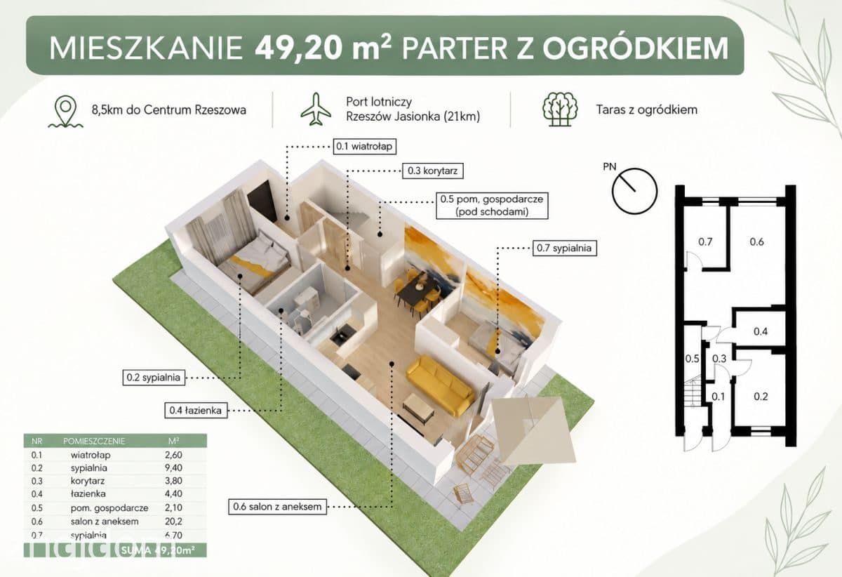 NOWOŚĆ | Mieszkanie gotowe na wiosnę ! - zdjęcie 6