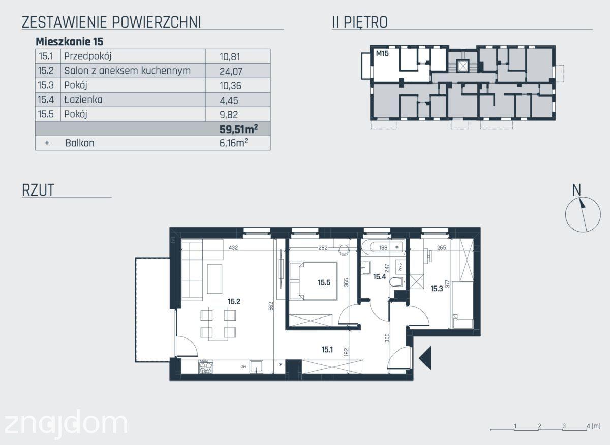 GOTOWE!! 3 pok. z balkonem st. deweloperski - zdjęcie 7