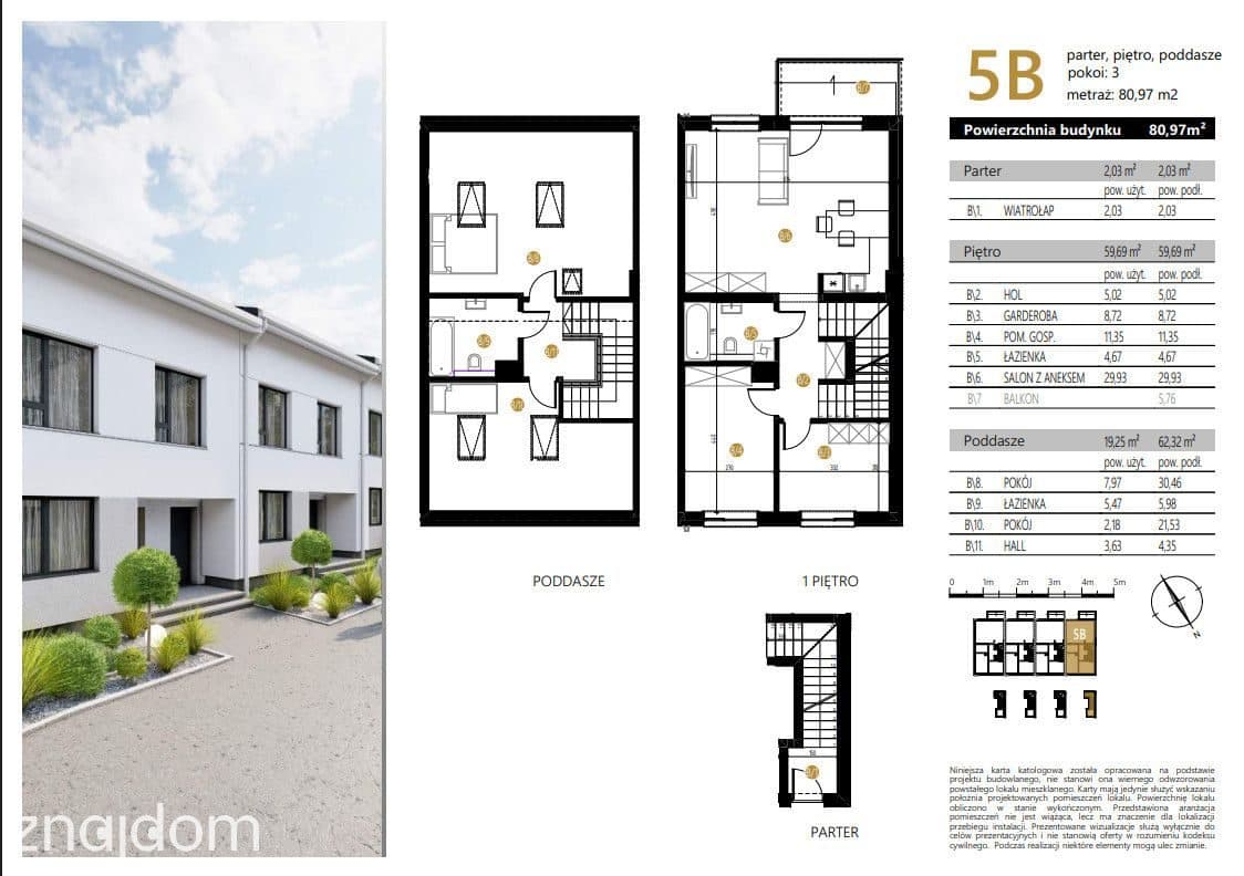 80m2/ 5 POKOI- Z WIDOKIEM- STAN DEWELOPERSKI - zdjęcie 8