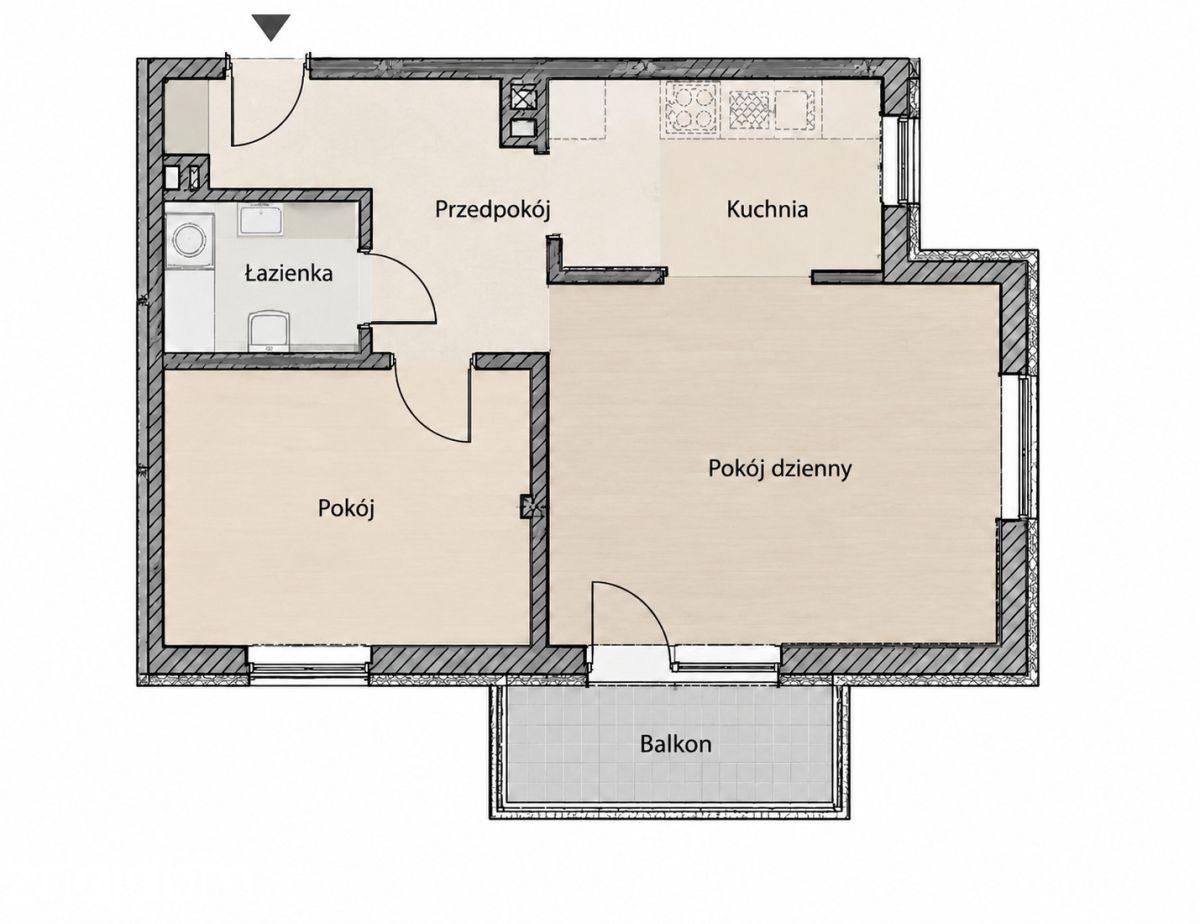 NA SPRZEDAŻ -  2 POKOJE | BALKON | ŚW. KINGII - zdjęcie 8