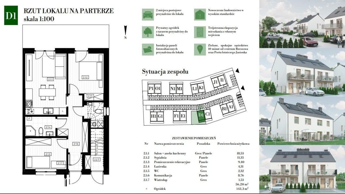 Skrajne mieszkanie 3 pokoje z OGRODEM ! - zdjęcie 5
