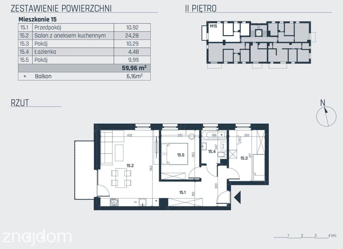 GOTOWE!! 3 pok. z balkonem st. deweloperski - zdjęcie 4