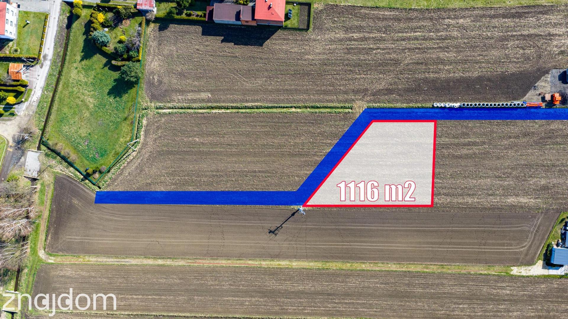 Paniówki, ul. 27 Stycznia | Działka 1116 m² | MPZP 1MN - zdjęcie 3