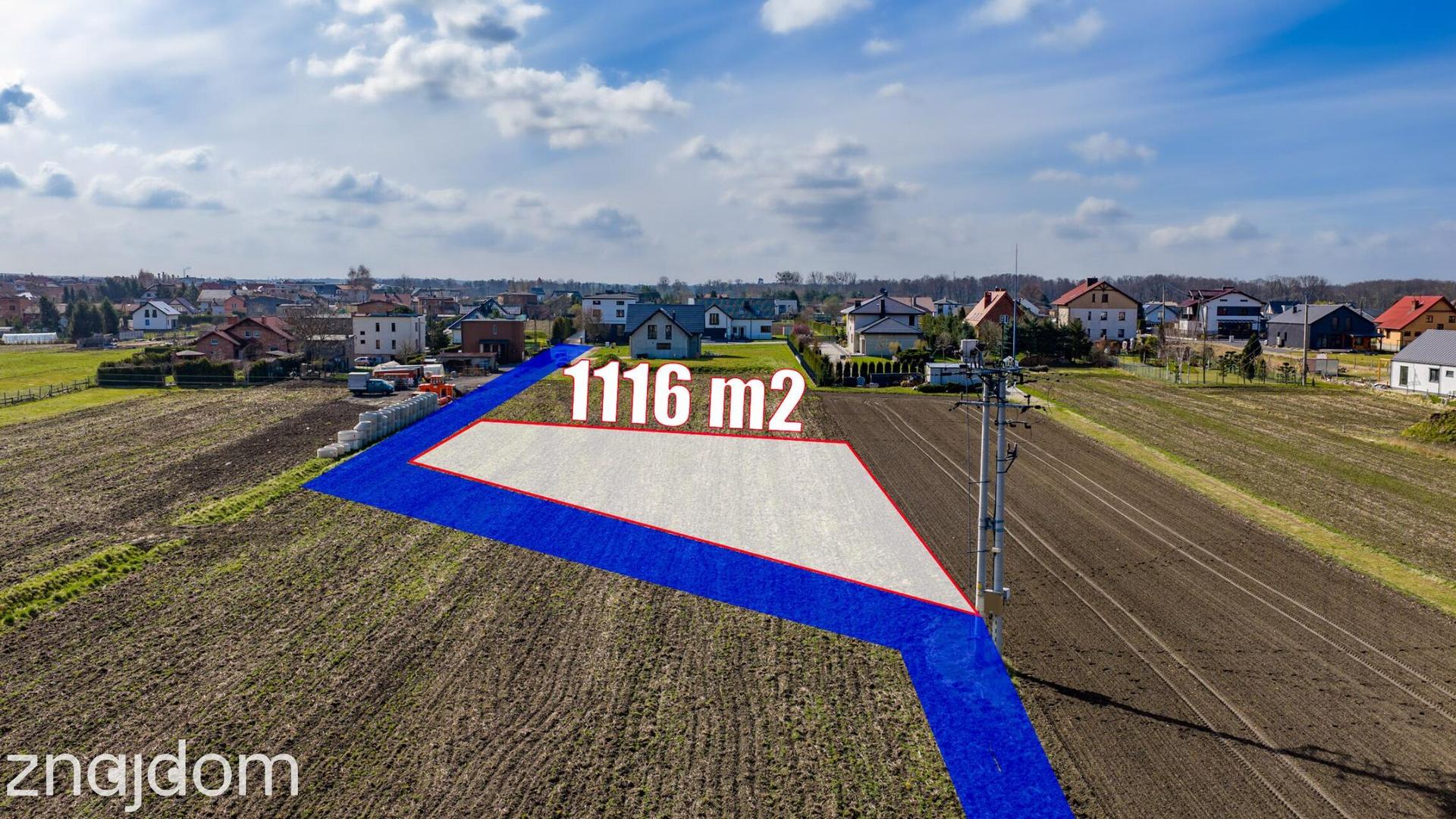 Paniówki, ul. 27 Stycznia | Działka 1116 m² | MPZP 1MN - zdjęcie 7