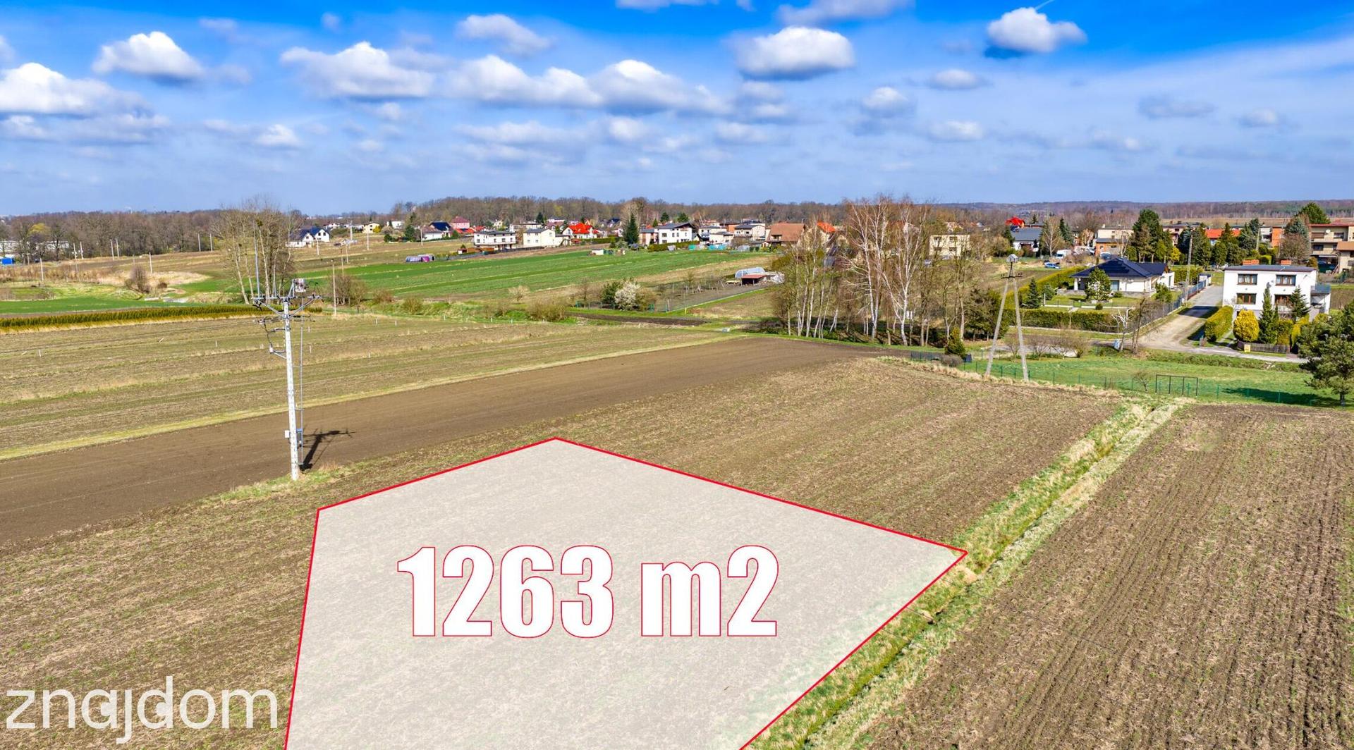 Paniówki, ul. 27 Stycznia | Działka 1263 m² | MPZP 1MN - zdjęcie 2