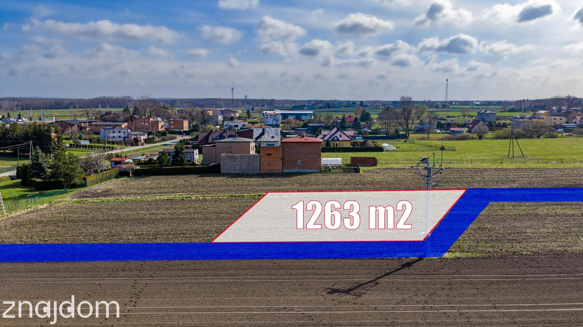 Paniówki, ul. 27 Stycznia | Działka 1263 m² | MPZP 1MN - zdjęcie 3