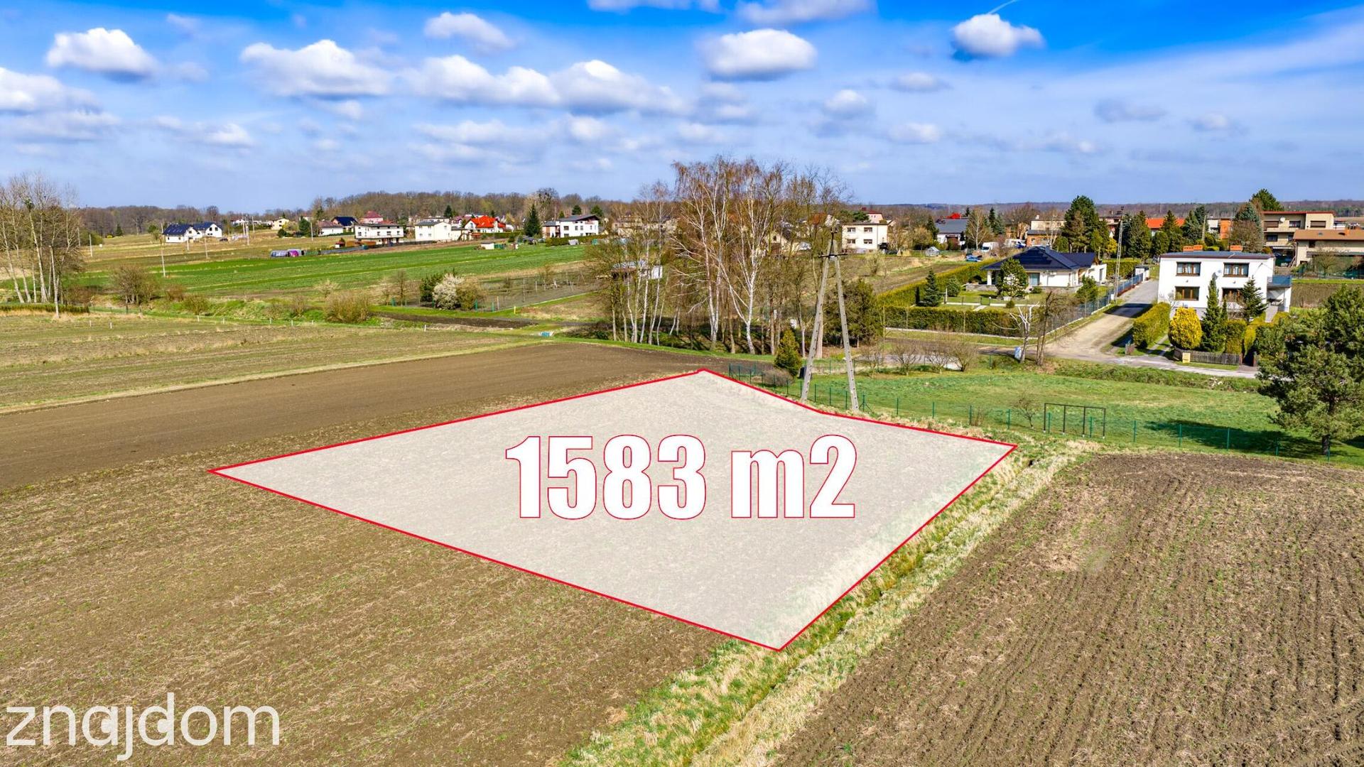 Paniówki, ul. 27 Stycznia | Działka 1583 m² | MPZP 1MN - zdjęcie 3