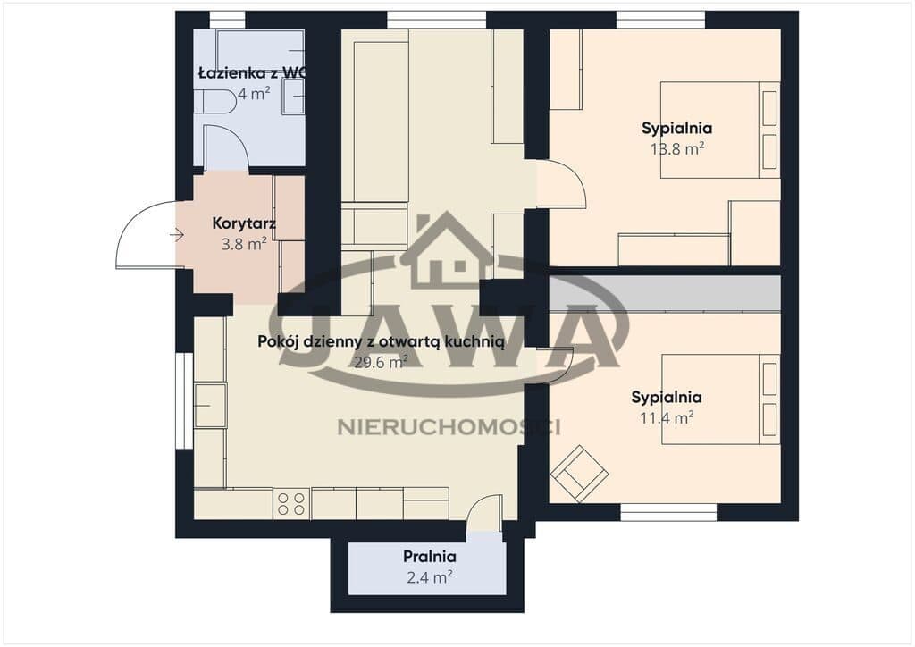 Dom 66 m² z ogrodem + b. gosp | Złotniki Kujawskie - zdjęcie 20