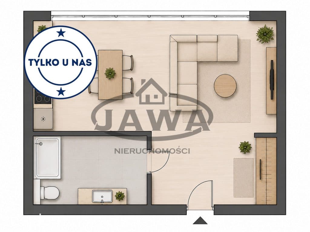 Kawalerka do kapitalnego remontu | 21 m2 | Wyżyny