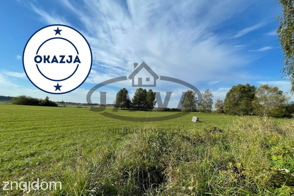 Działka inwestycyjna 3443 m² | warunki na 3 domy | 100 zł/m2