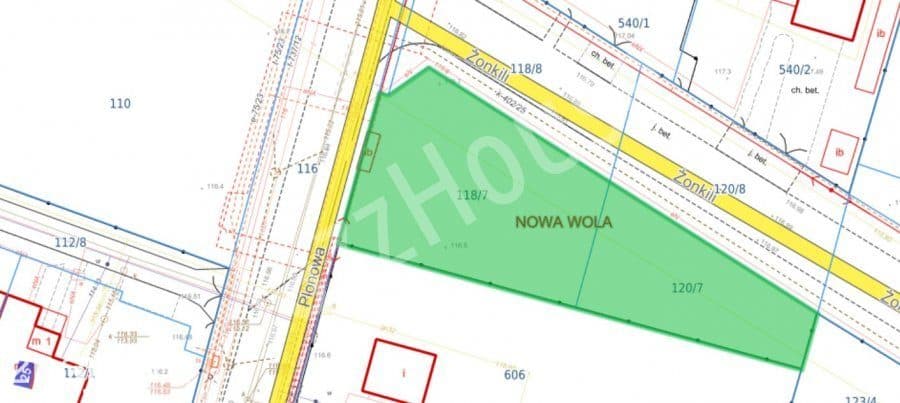 Działka, Nowa Wola
