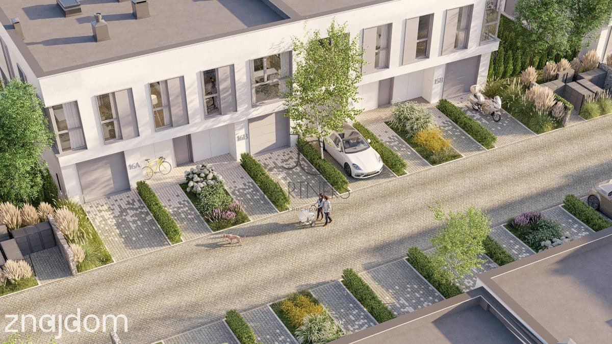 Nowoczesny segment z ogrodem  120,89 m² Gocław - zdjęcie 2