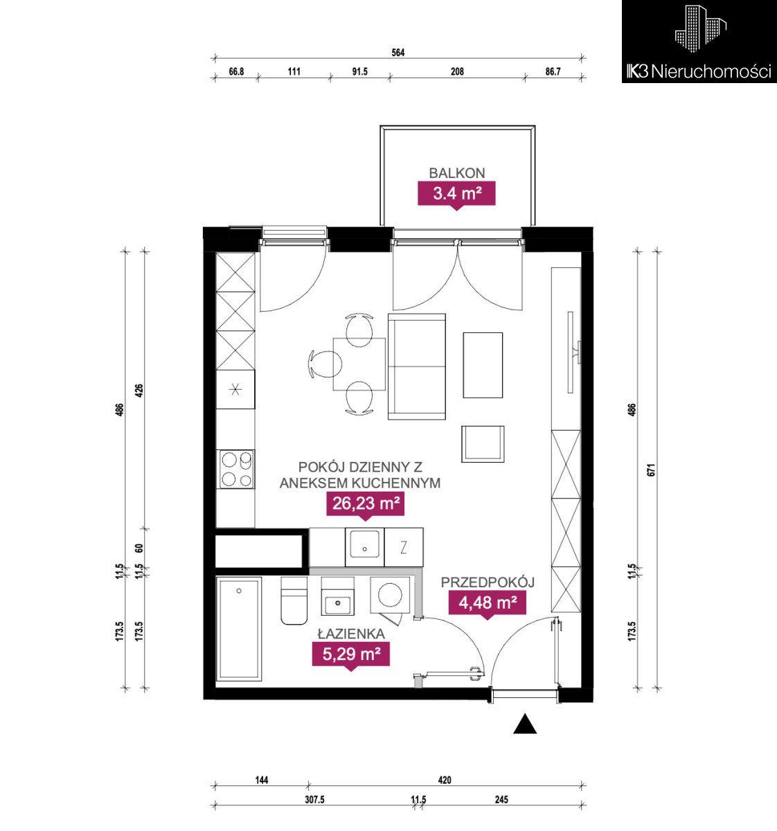 Prestiżowe, Fuzja, w samym centrum, 2 balkony - zdjęcie 5