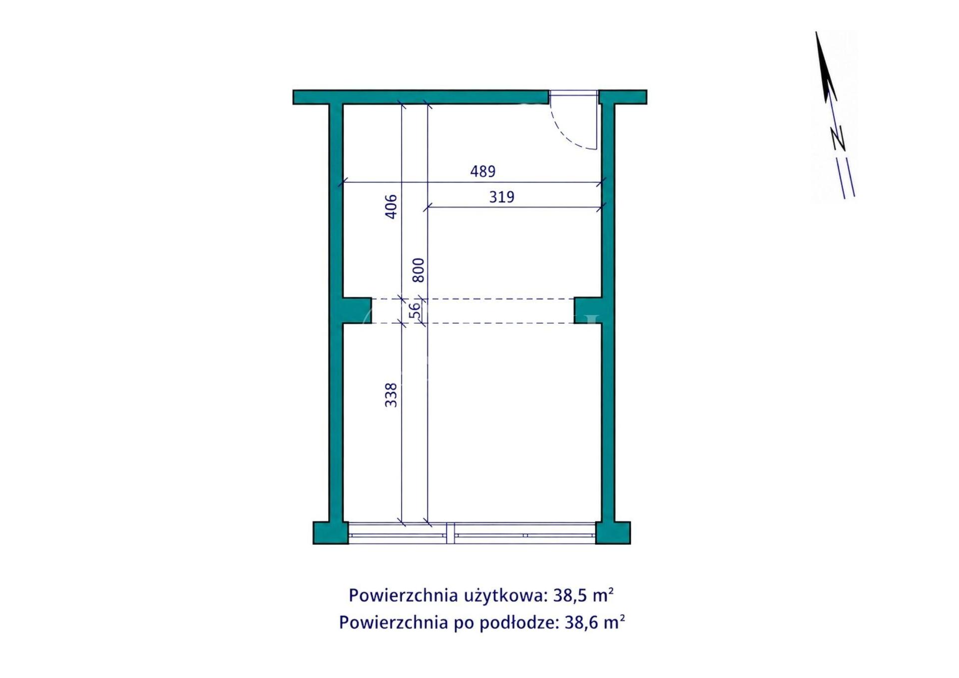Lokal biurowy z przeszkleniami 38,6 m² | centrum Tarnowa | parter - zdjęcie 2