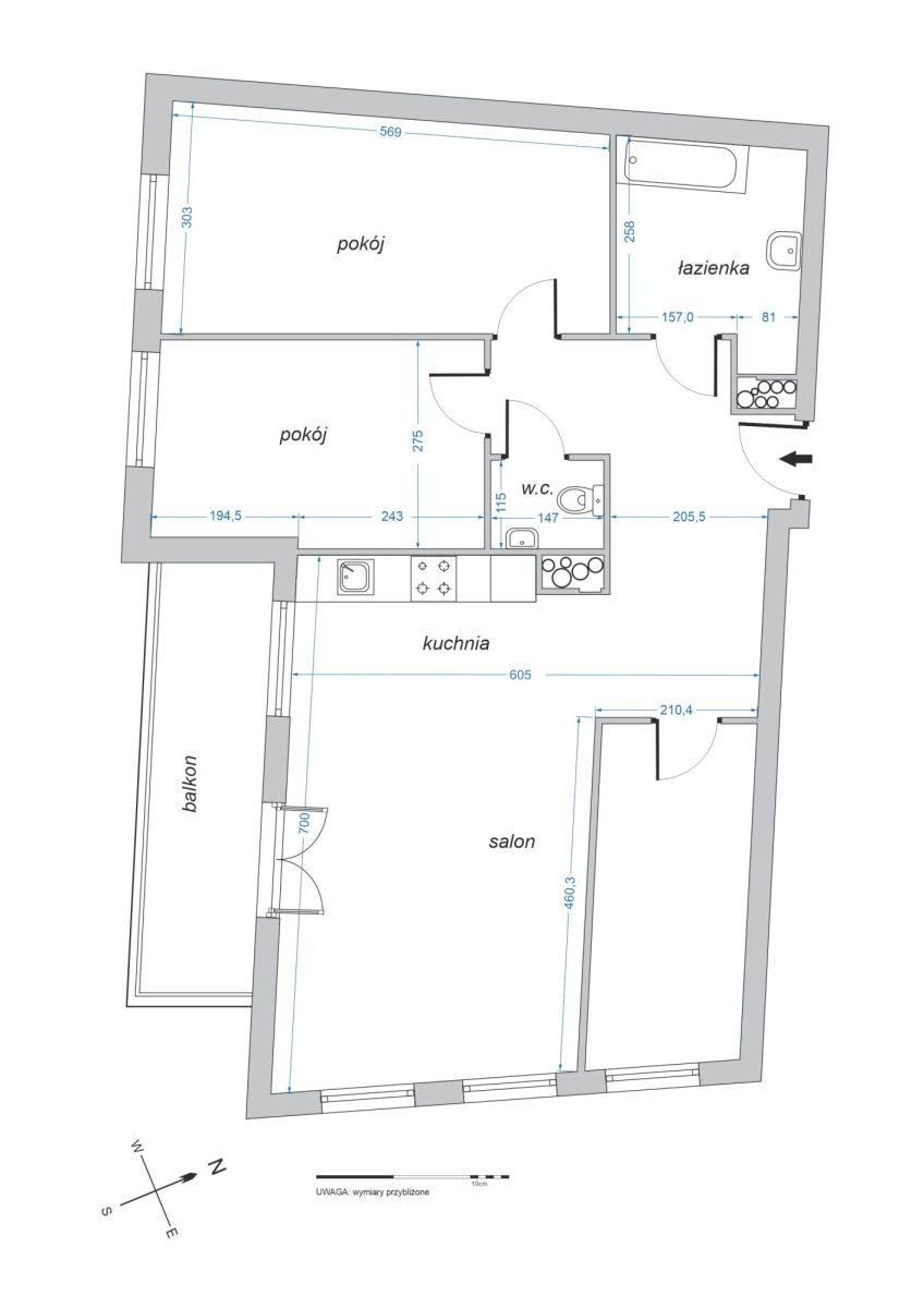 ul. Komandorska Gdynia 86,95 m² + 2 miejsca w hali - zdjęcie 12