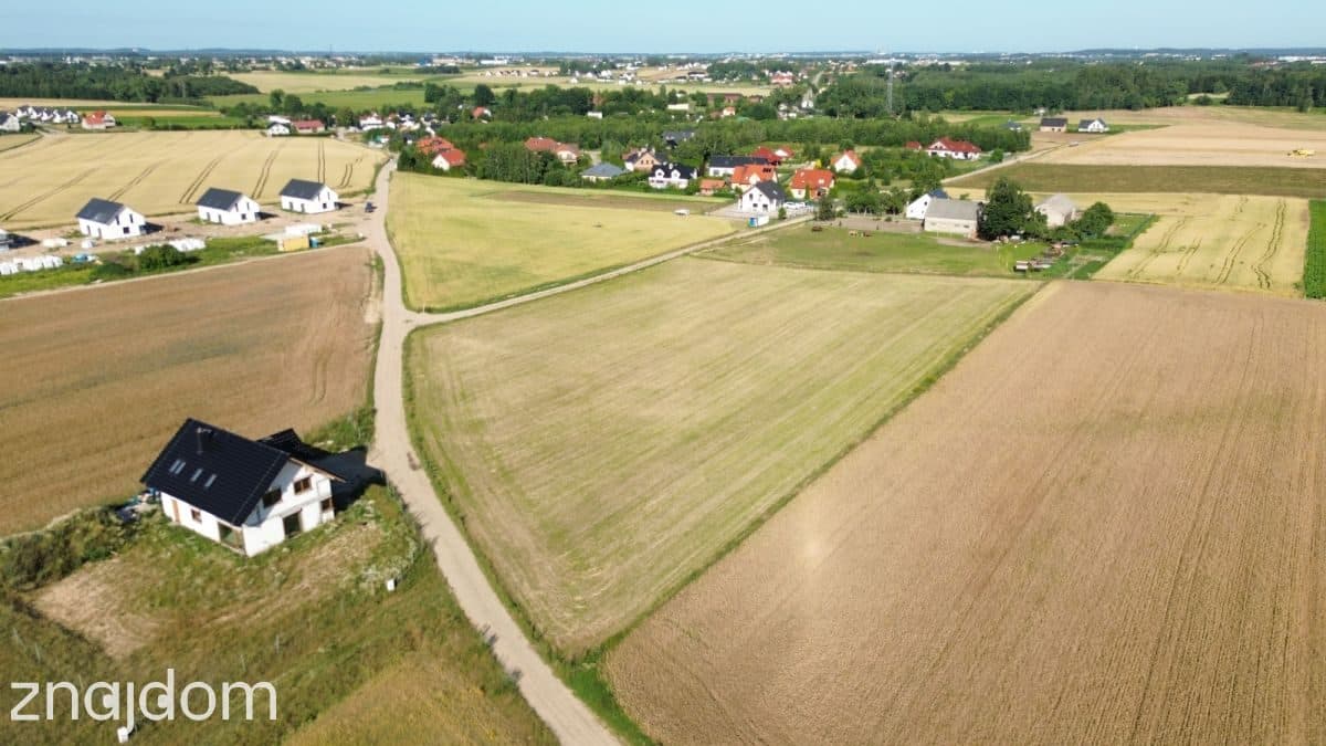 Płaska działka budowlana na Kaszubach z wz