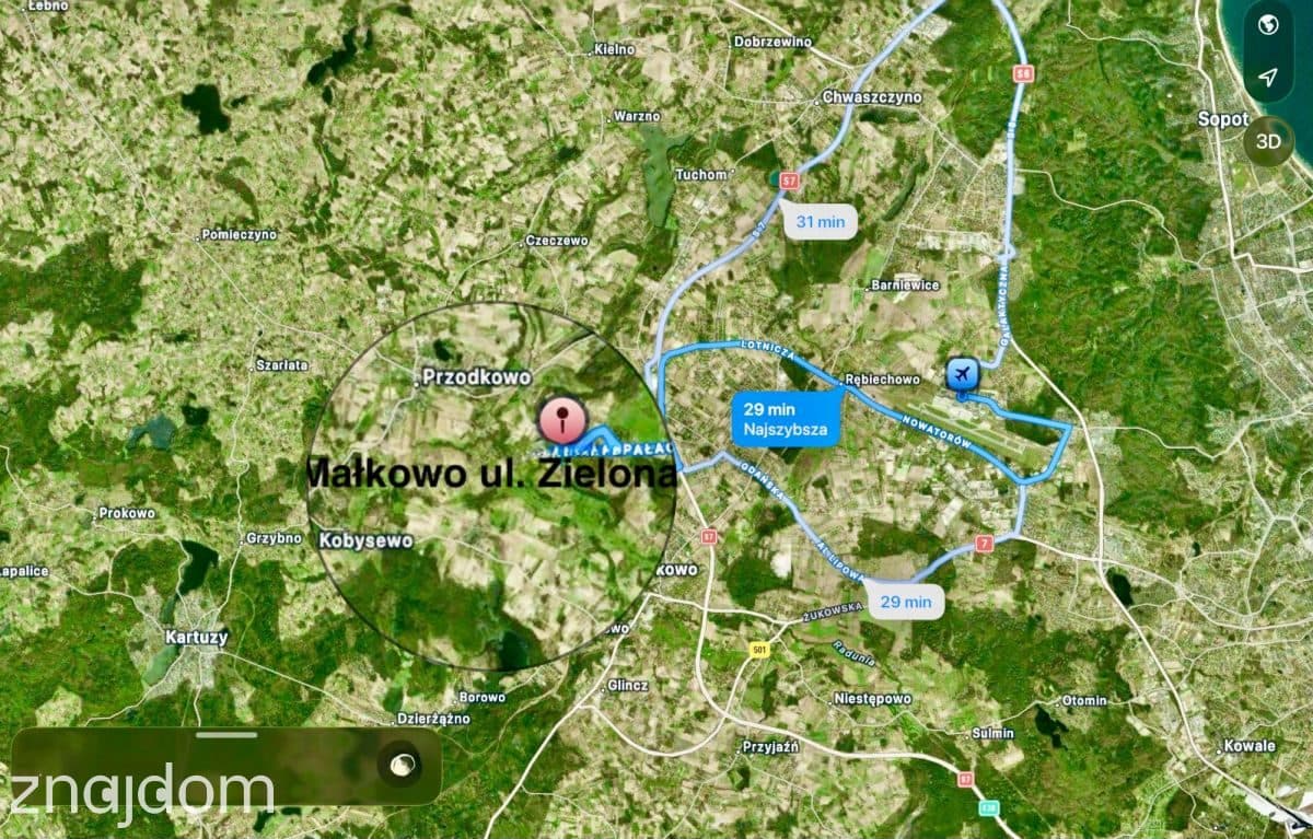 Płaska działka budowlana na Kaszubach z wz - zdjęcie 7