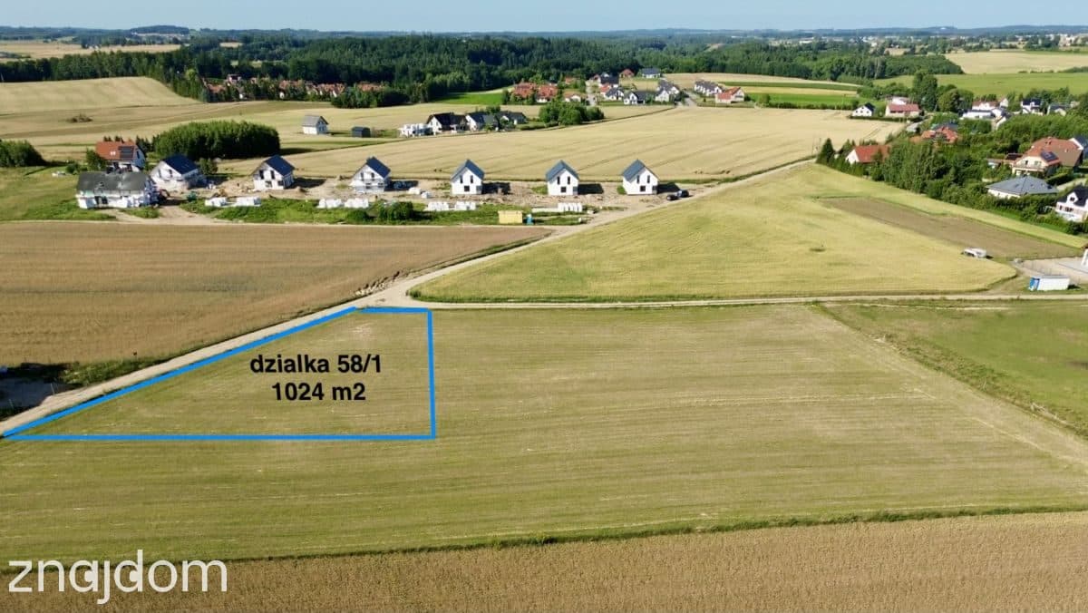 Płaska działka budowlana na Kaszubach z wz - zdjęcie 3