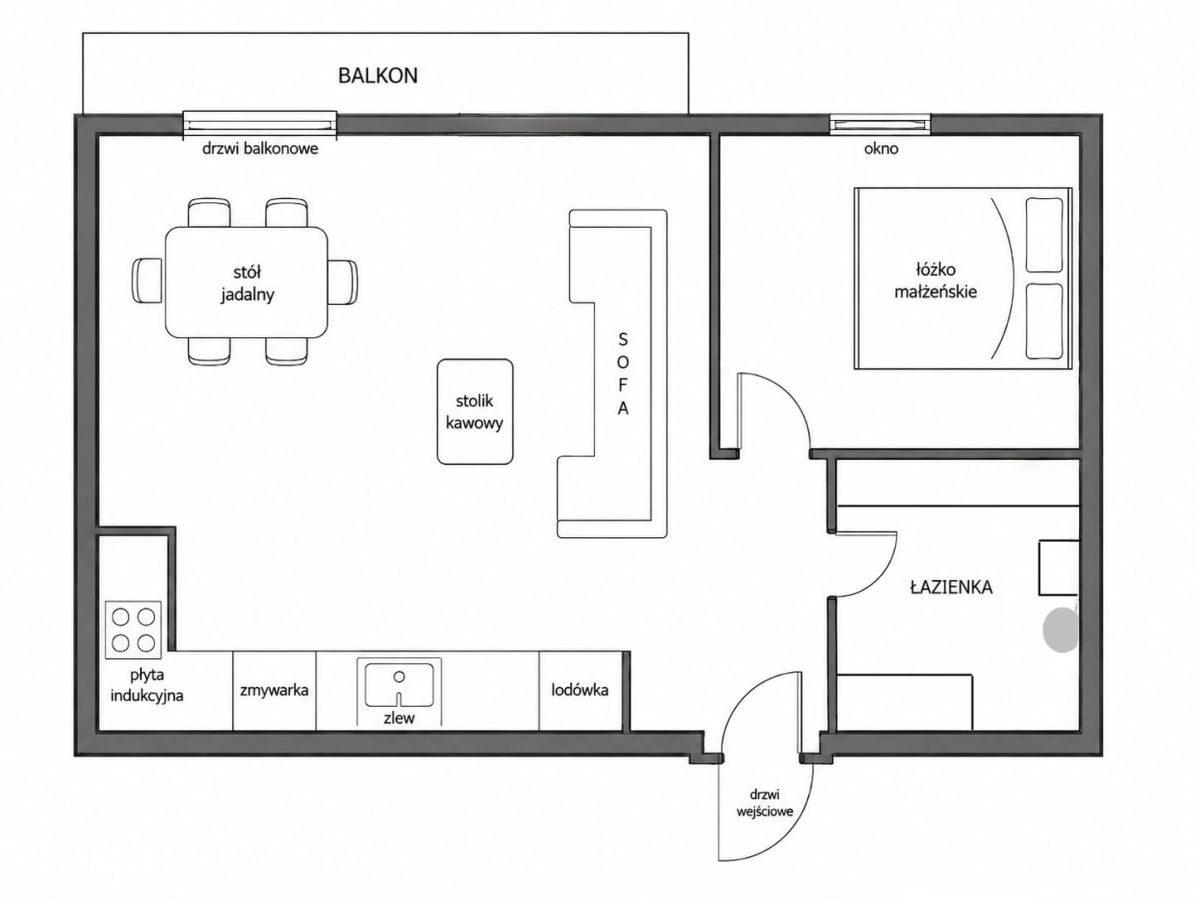 40 m² komfortu | balkon i garaż - zdjęcie 2