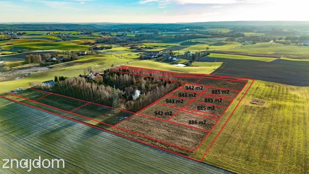 Działki po ok 900m2 pod lasem z wodociągiem - zdjęcie 2