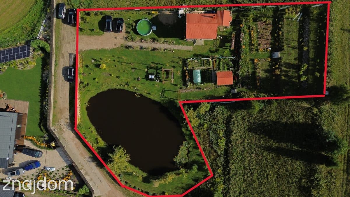 Działka ze stawem i budynkiem 56 m² – Będargowo - zdjęcie 7