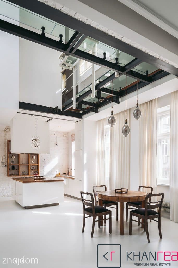 Zjawiskowe wnętrze w stylu loft, kamienica