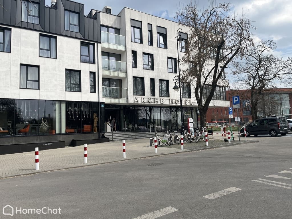 Pokój o pow. 16,26 m2 w hotelu ARCHE w Lublinie.