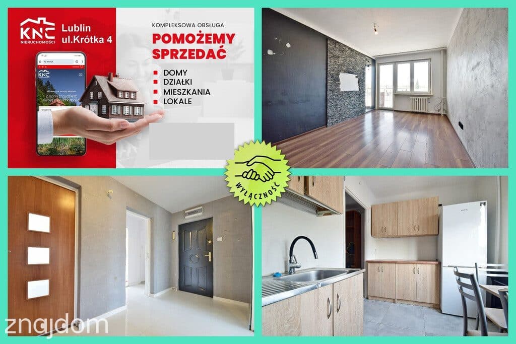 Mieszkanie 61,5 m², I piętro z miejscem parking.
