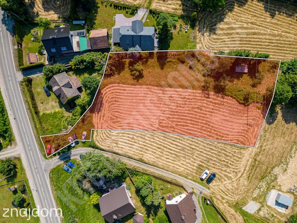 Działka mieszkaniowo-usługowa 2850 m² – Stryszawa - zdjęcie 4