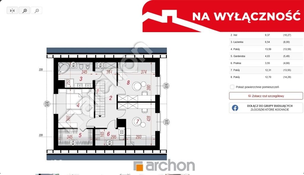 Dom w Stanie Surowym Zamknietym w Tarnowie - zdjęcie 4