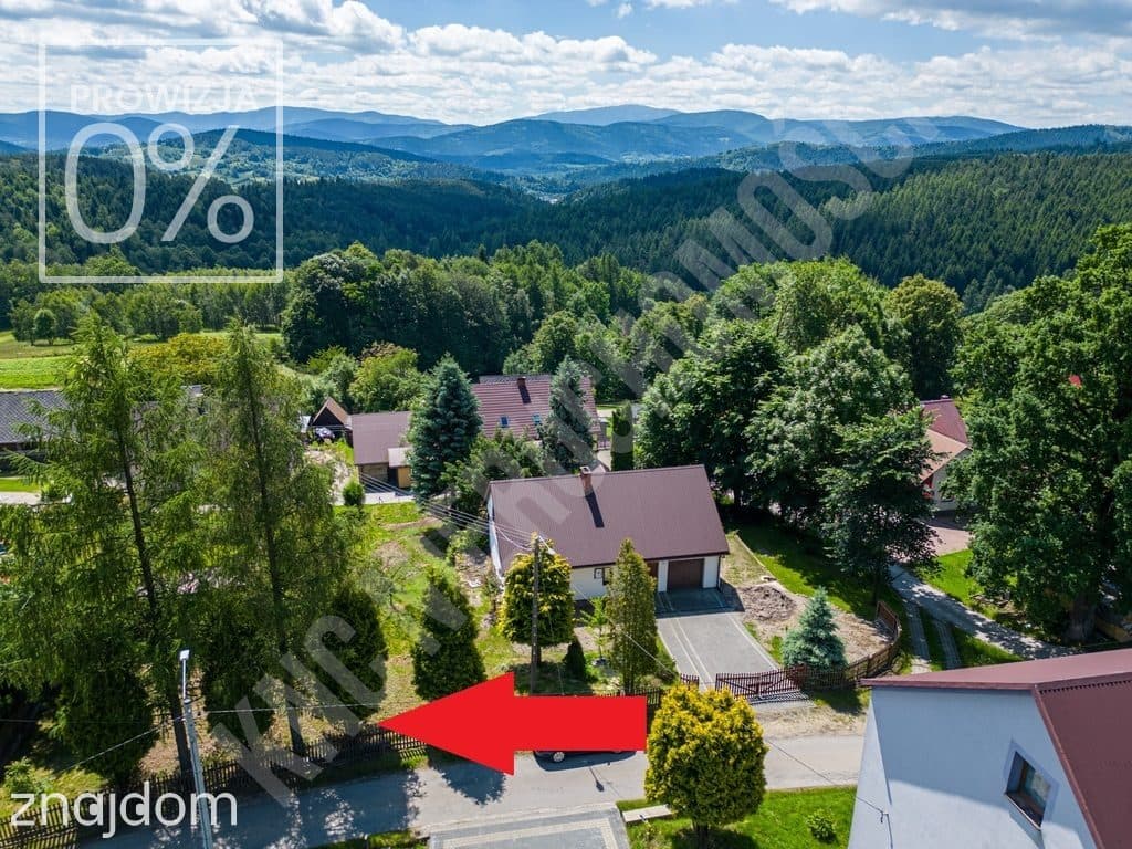 Działka budowlana 731 m² z widokiem na Beskid Mały