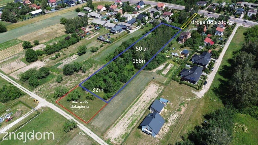 Działka budowlana 5000 m², media, bliźniaki