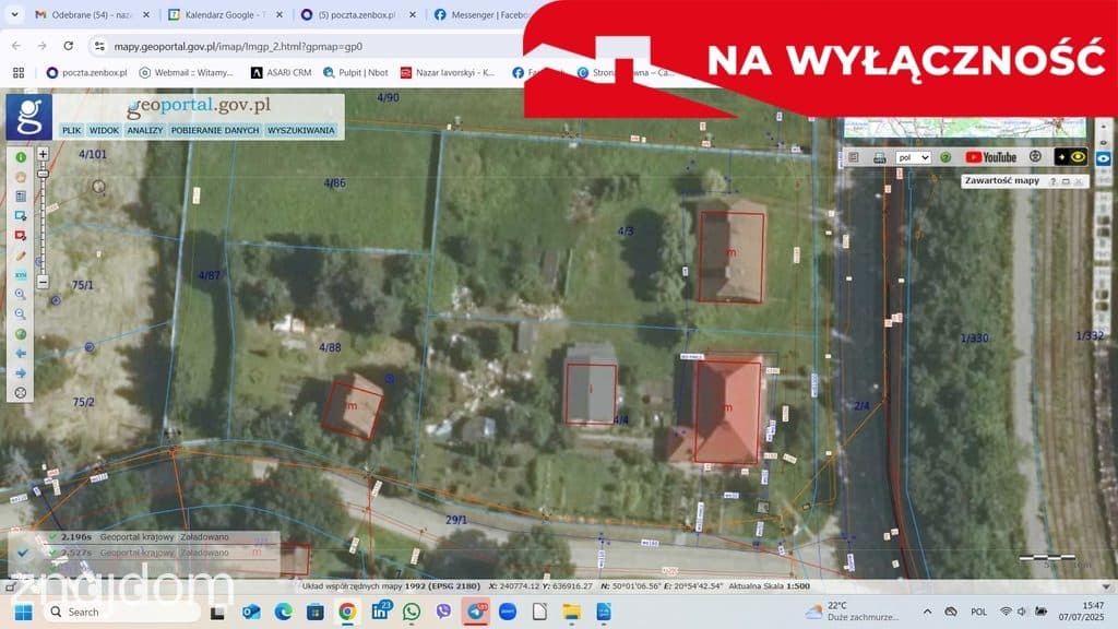 Działka budowlana na sprzedaż – Tarnów - zdjęcie 3