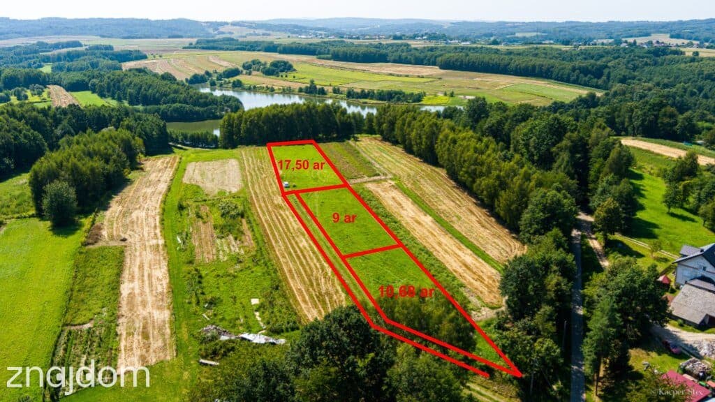 Działka nad zalewem 17 ar w Skrzyszowie 198 000 zł