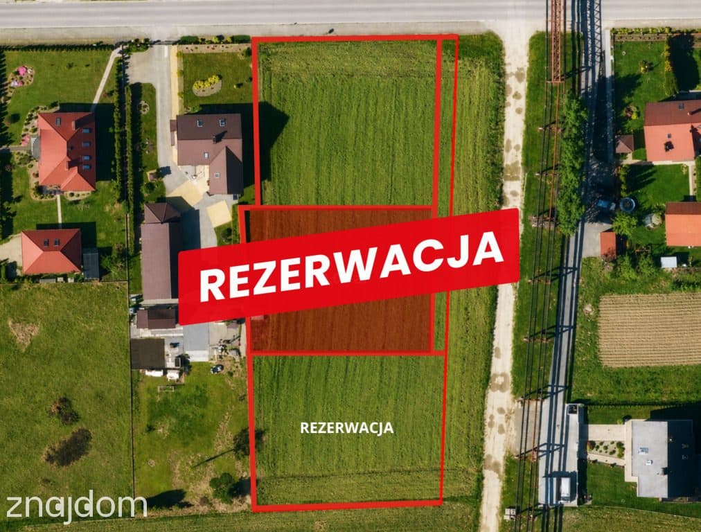 Działka budowlana 10ar Biała k. Tarnowa