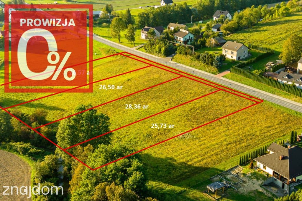 Działka rolno-budowlana Siemiechów - gm. Gromnik!