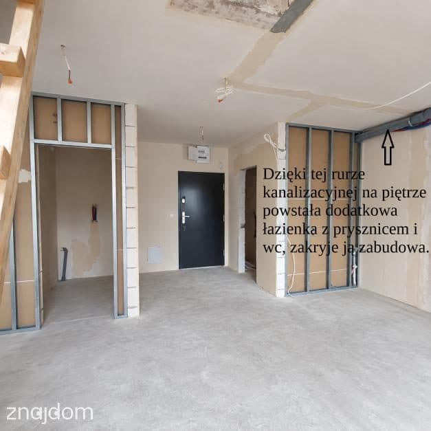 Dwupoziomowe 80 m² w Puławach | projekt wnętrz i schody w cenie. - zdjęcie 7