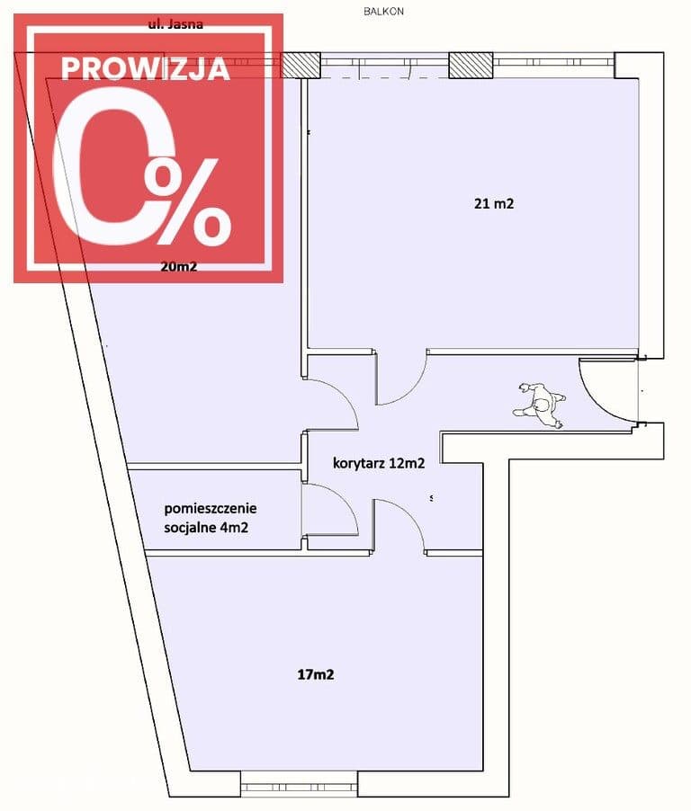 Lokalu biurow. 73 m², pierwszy wynajem po remoncie - zdjęcie 10
