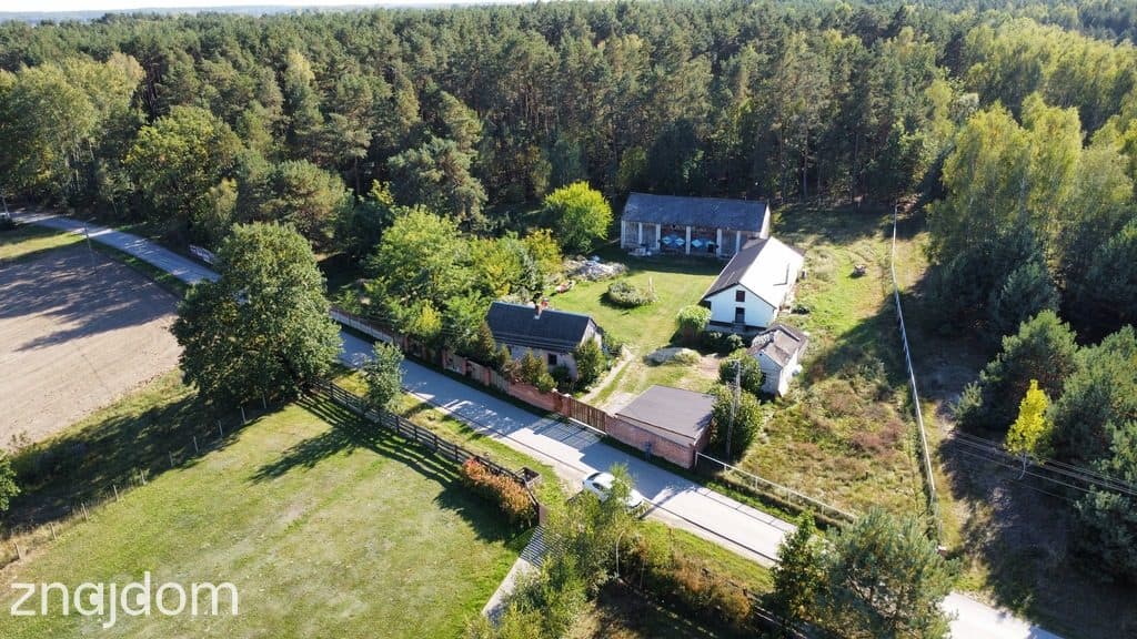 Siedlisko 1,1 ha (dwa domy) przy lesie - Siekierka Nowa gm. Chotcza.