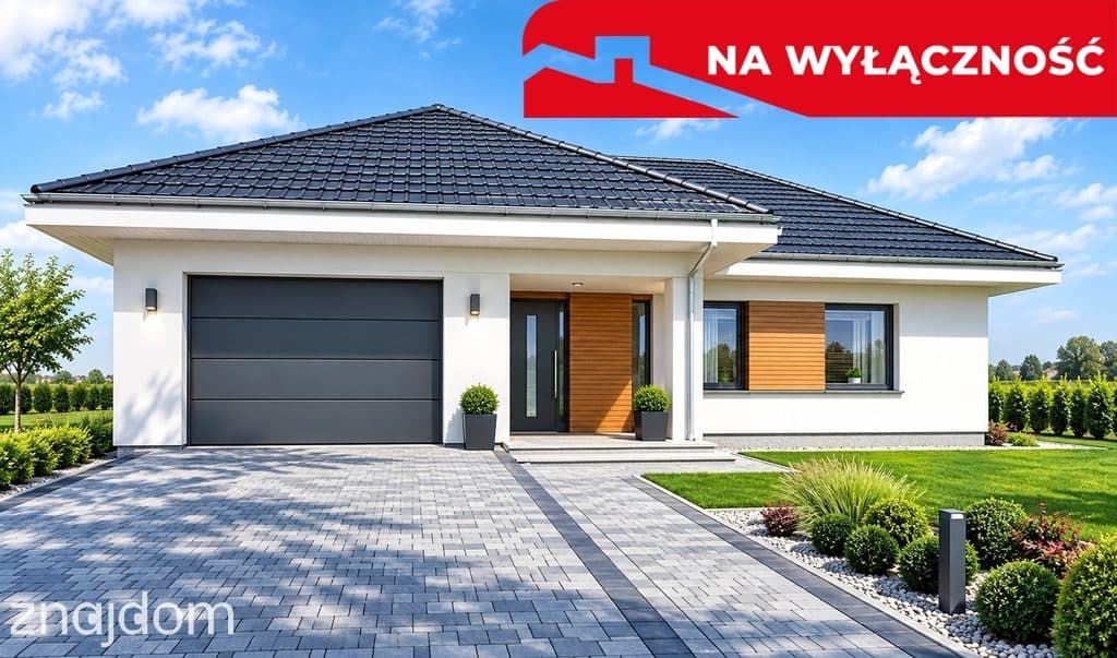 Ostatnia działka budowlana plus projekt willi parterowej.