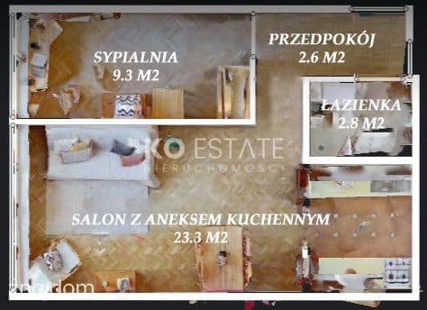 2 pokoje | 38 m² | rozkadowe I UE | Sky Tower - zdjęcie 9
